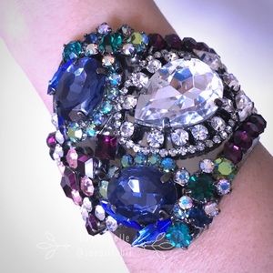 CC SKYE Limited Edition Crystal Cuff Retired Auth